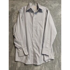 Gold Label Fitted Mens Dress‎ Shirt Size 15.5/33